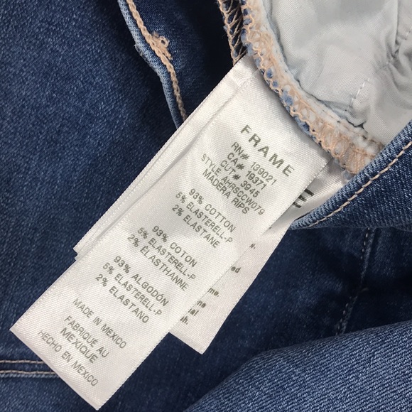 FRAME Ali High Rise Cigarette Skinny Jeans - Picture 10 of 13